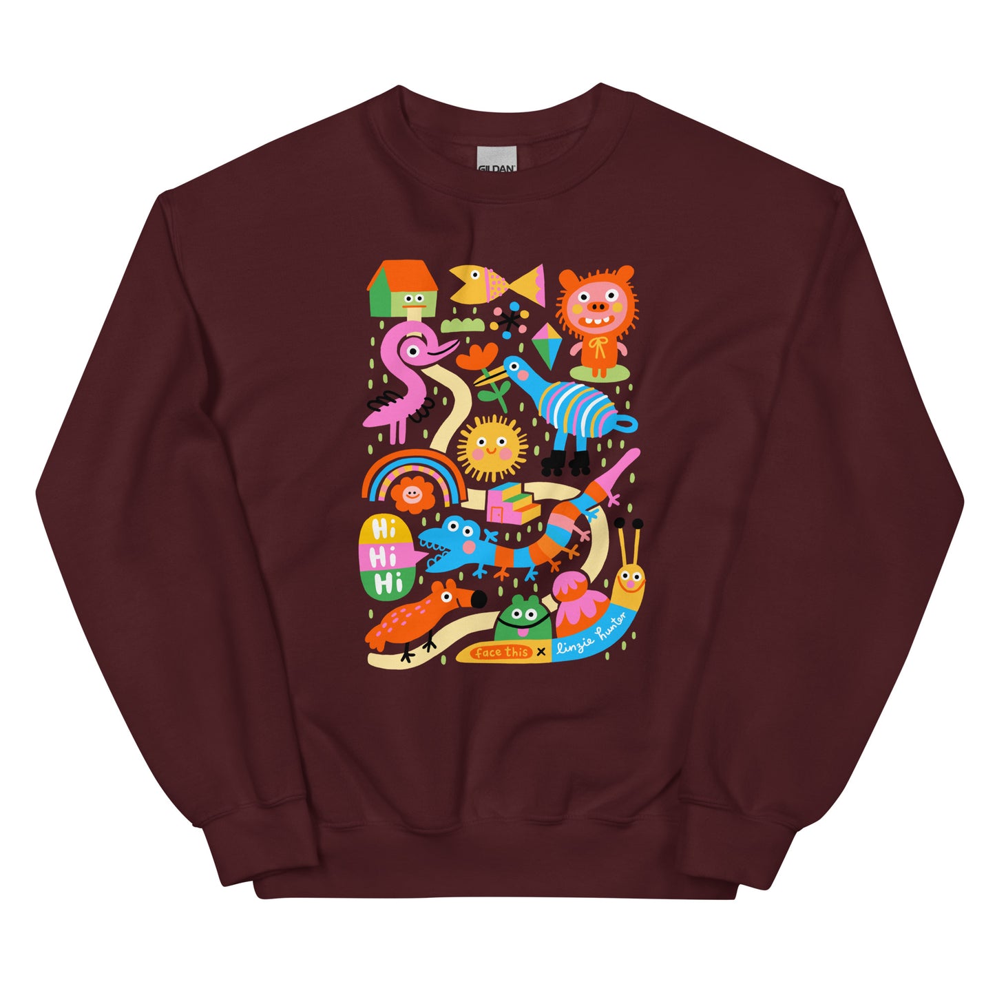 Linzie Hunter x Face This Sweater