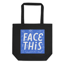 Face This Logo Tote Bag - Blue
