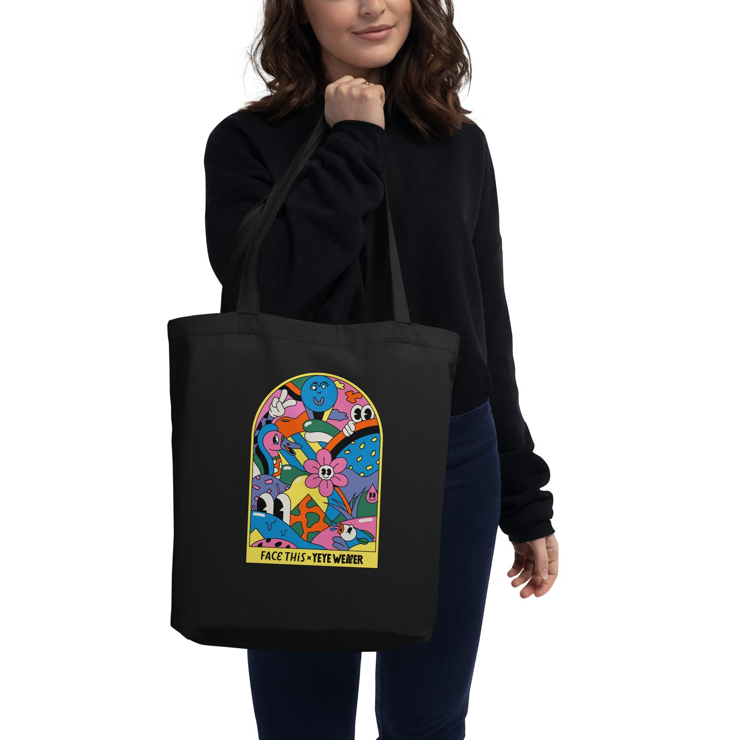 Yeye Weller x Face This Eco Tote Bag