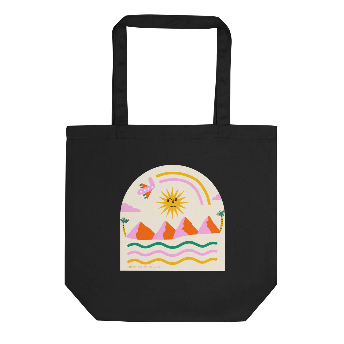 Charly Clements x Face This Eco Tote Bag