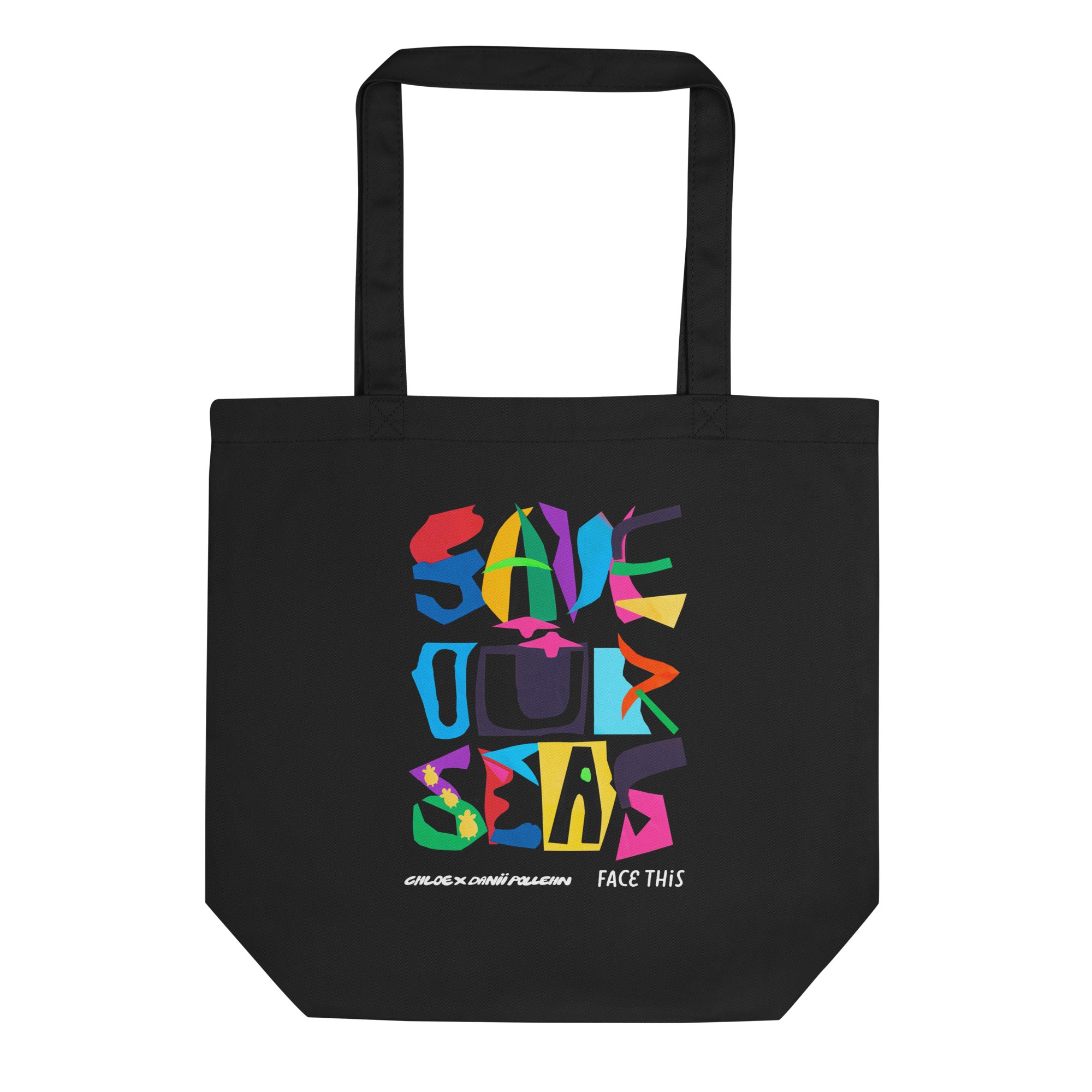 Face This tote bags