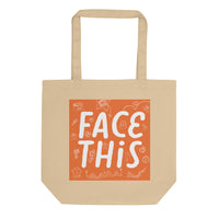 Face This Logo Tote Bag - Red