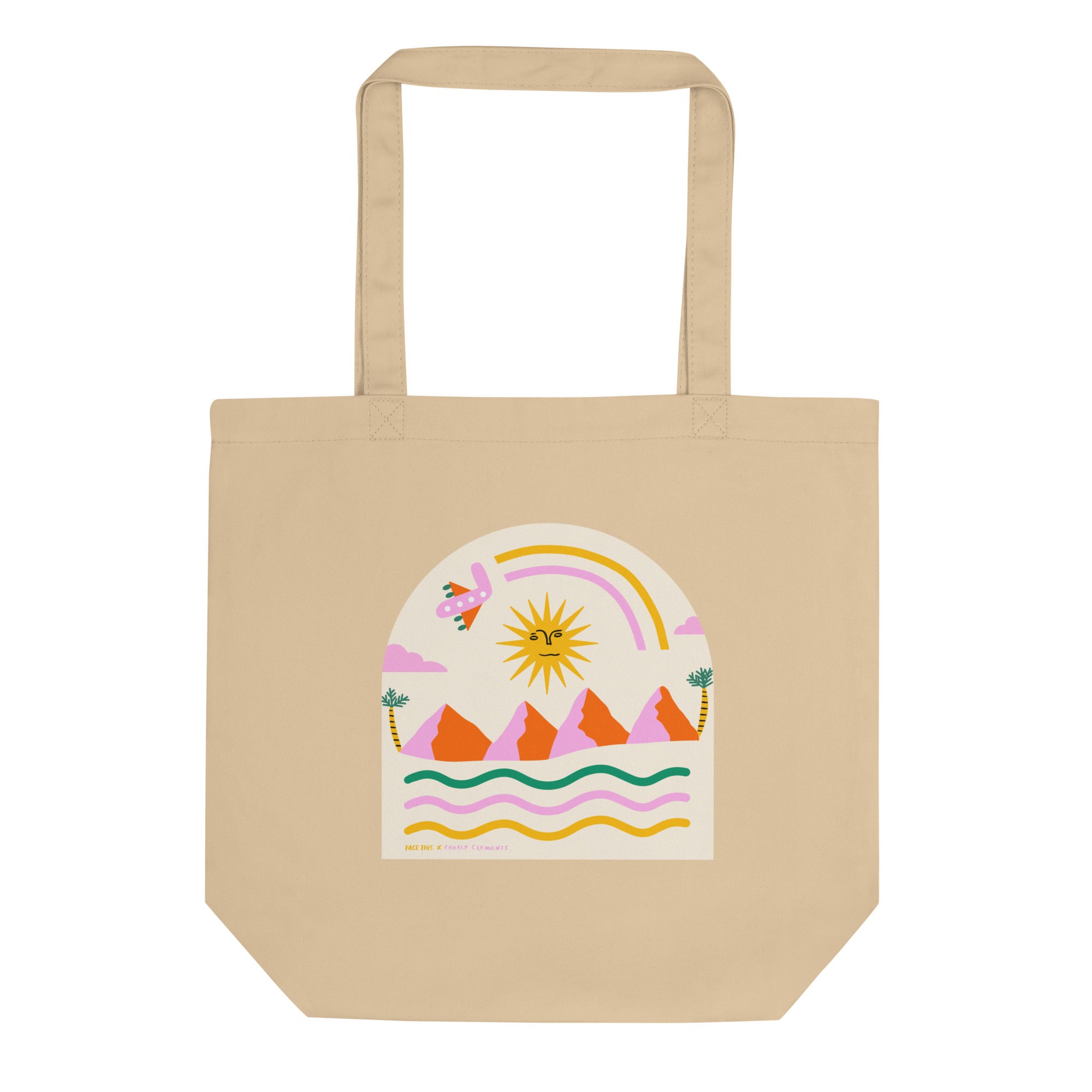 Charly Clements x Face This Eco Tote Bag