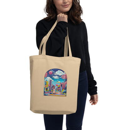 Jared Sylvia x Mia - Face This Eco Tote Bag