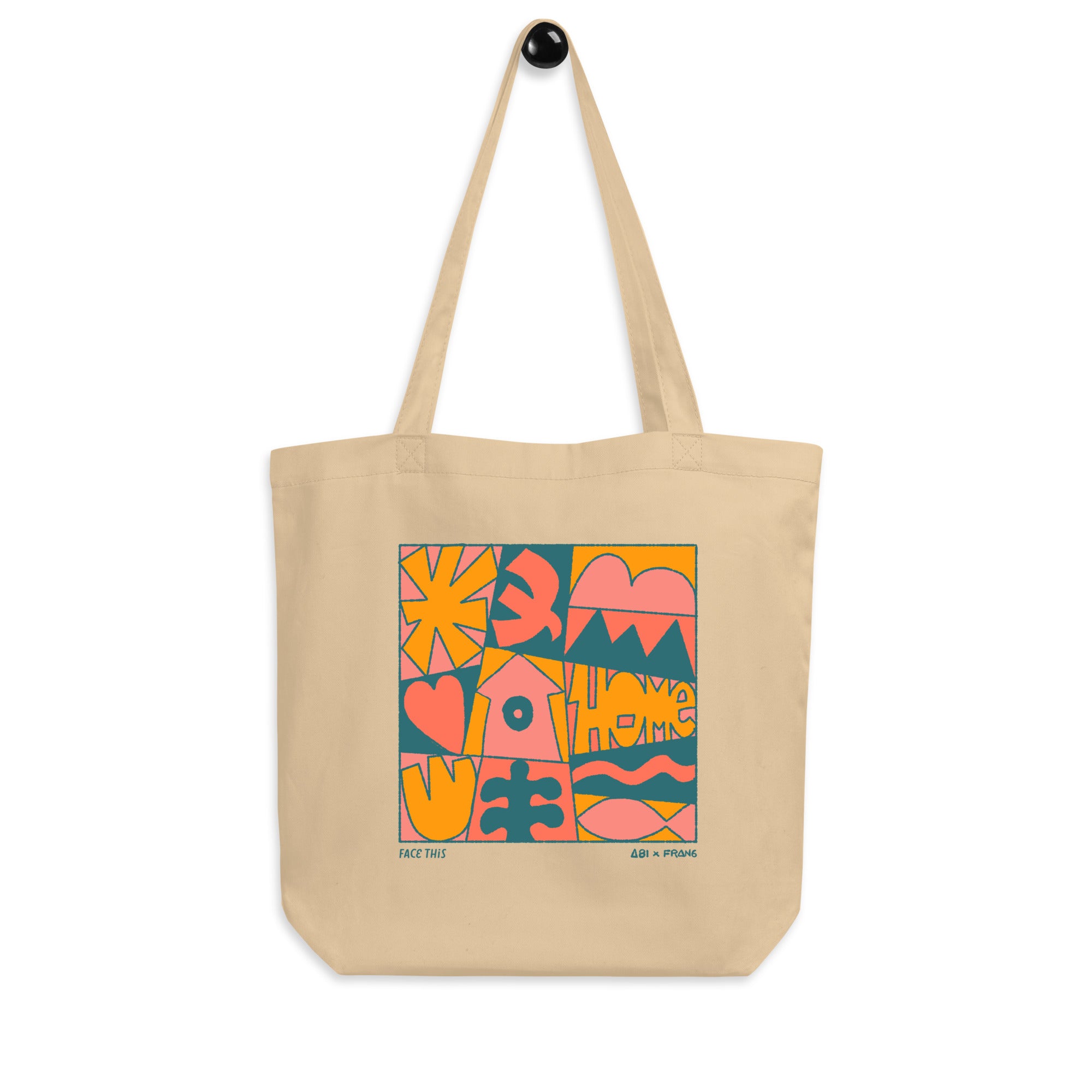 Fran6 x Abi (6) Face This Eco Tote Bag