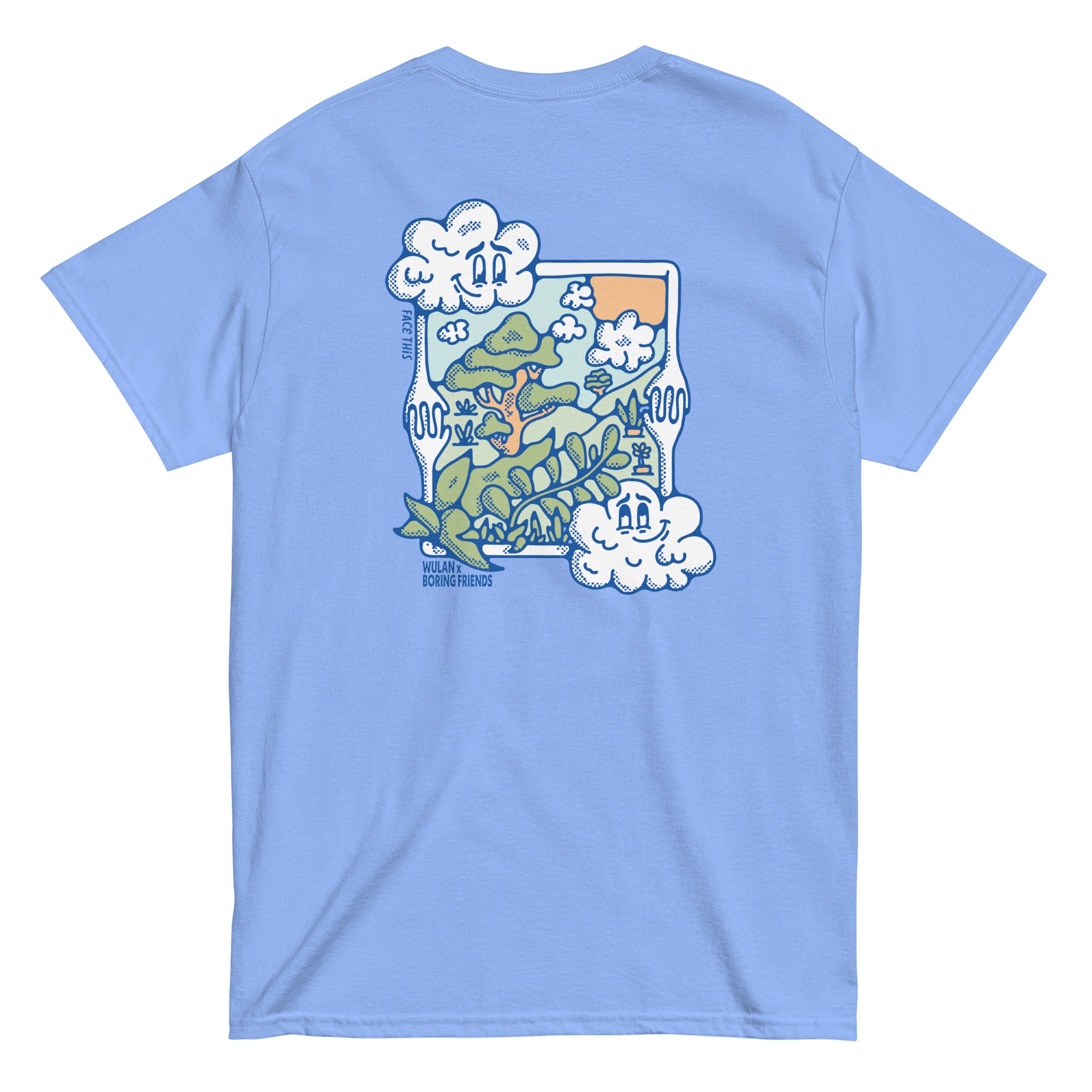 Boring Friends x Face This T-shirt [back]