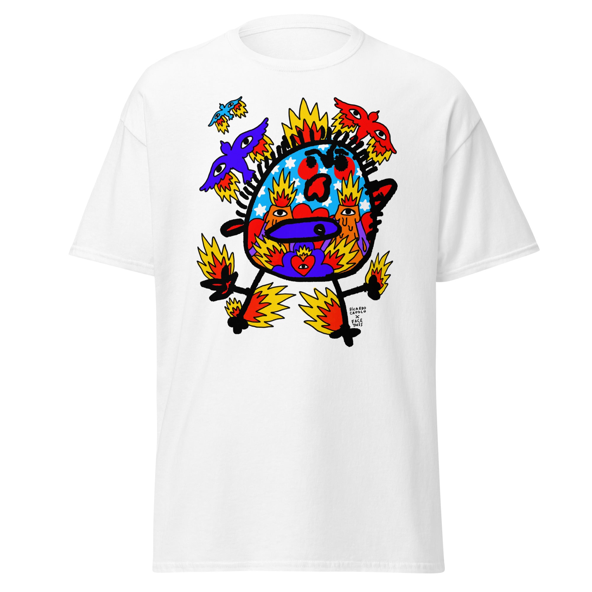 Ricardo Cavolo x Face This -T-shirt