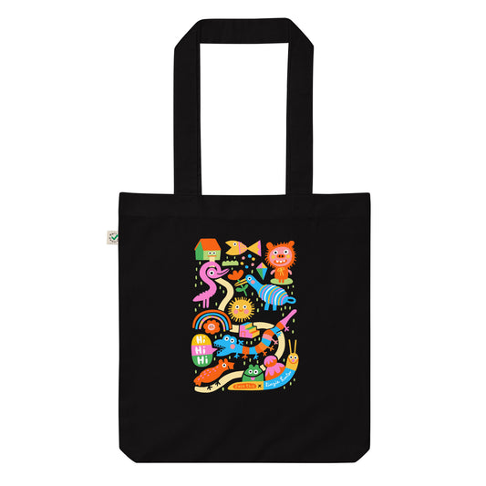Linzie Hunter x Face This tote bag