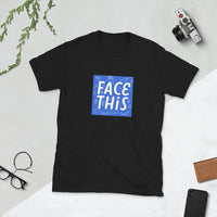 Face This Logo T-shirt - Blue