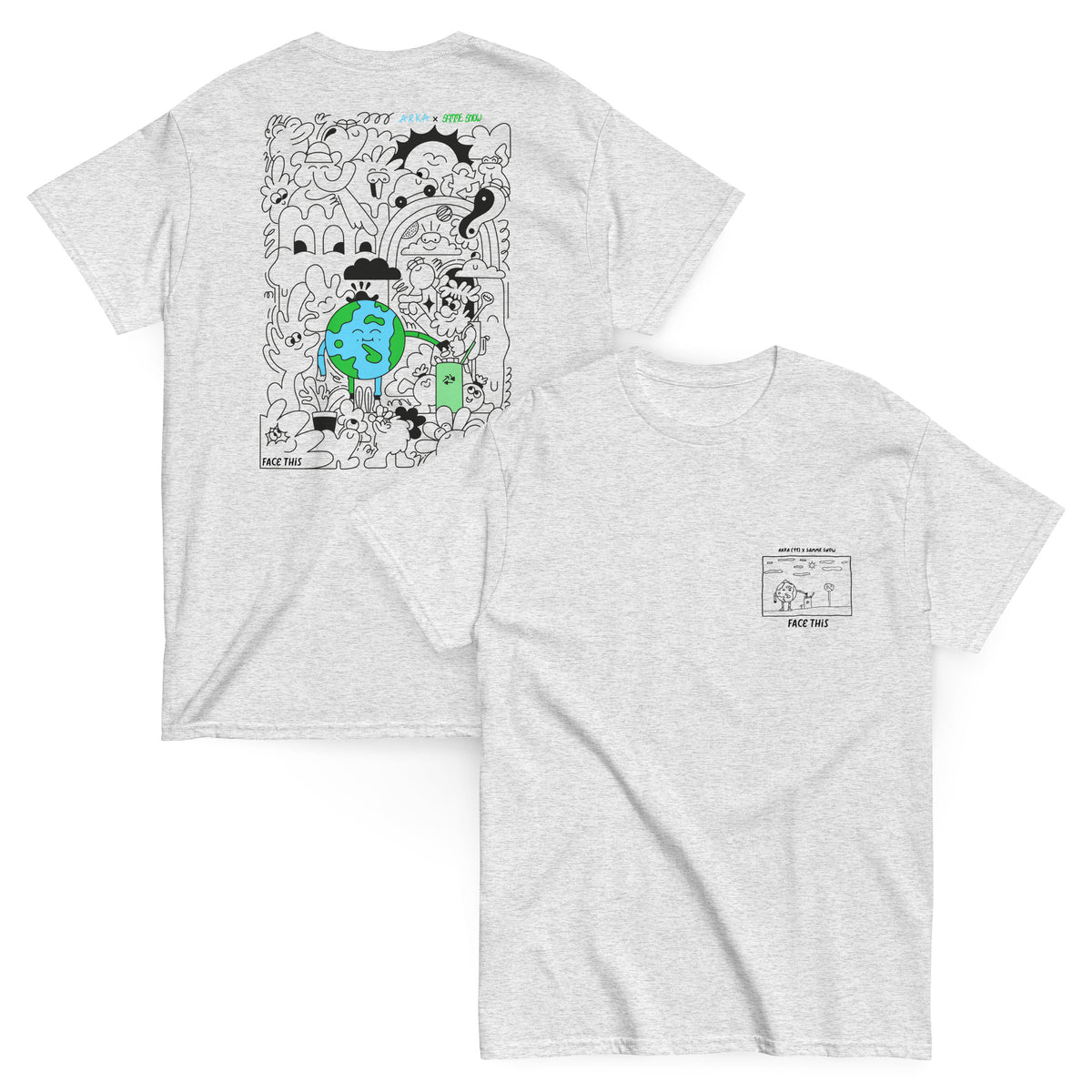 Samme Snow x Arka (11) T-shirt [back] | Face This
