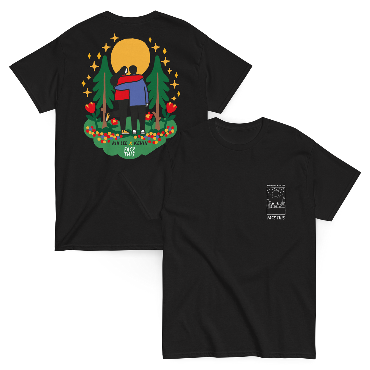 Rik Lee x Kevin (10) T-shirt [back] | Face This