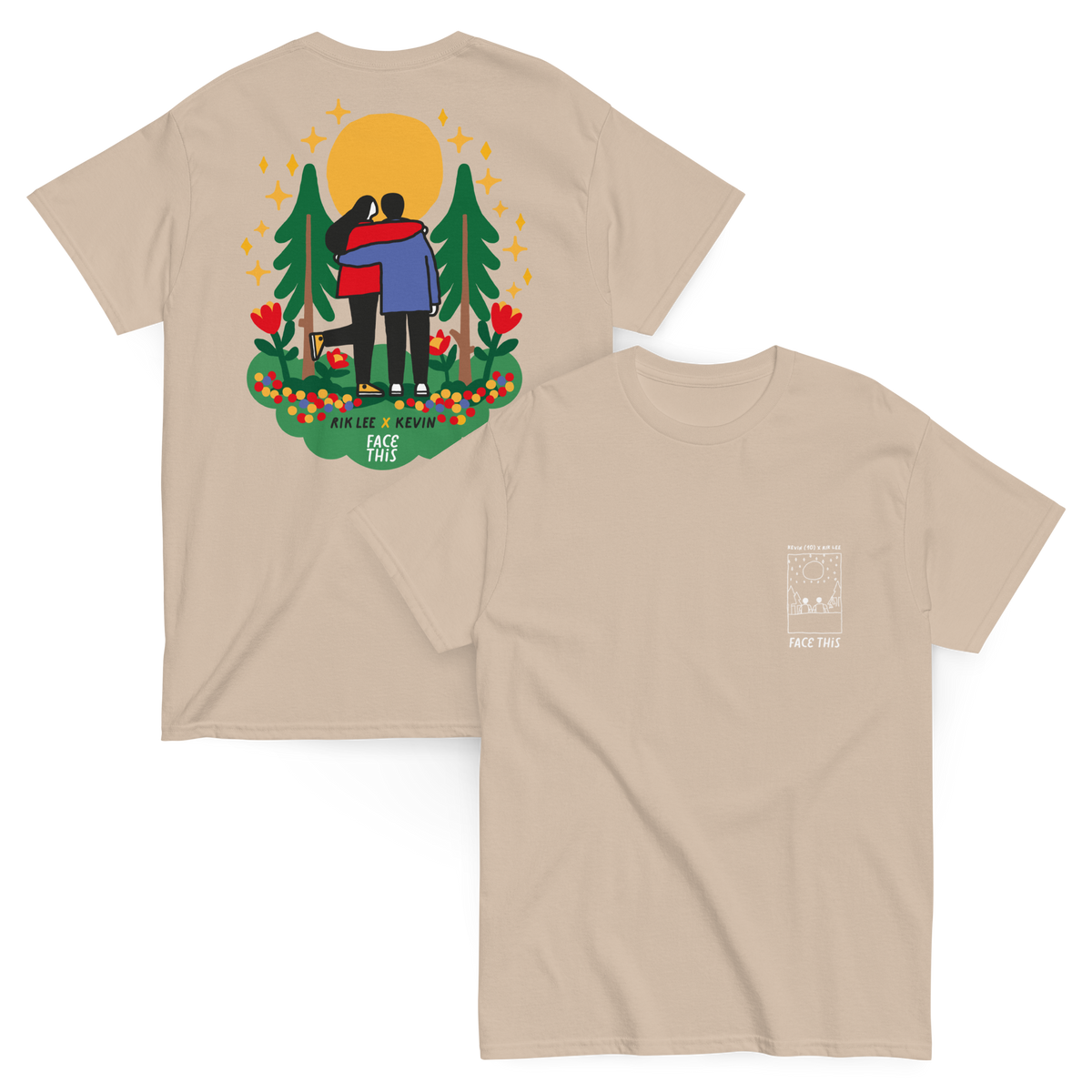 Rik Lee x Kevin (10) T-shirt [back] | Face This