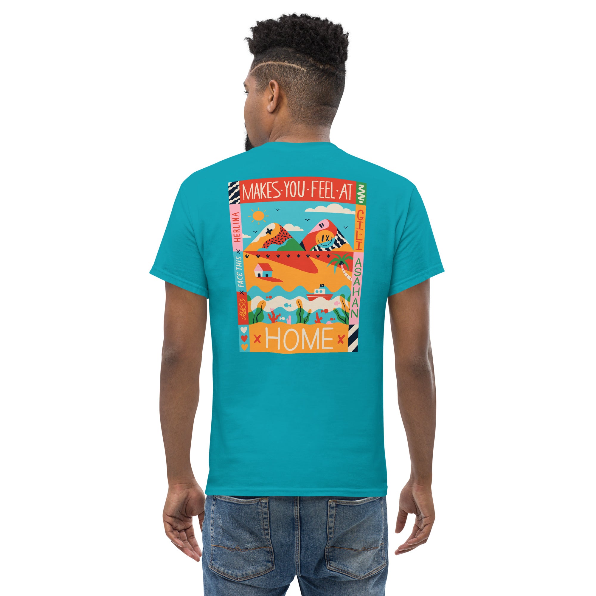 Moritz Adam Schmitt T-shirt [back print] | Face This