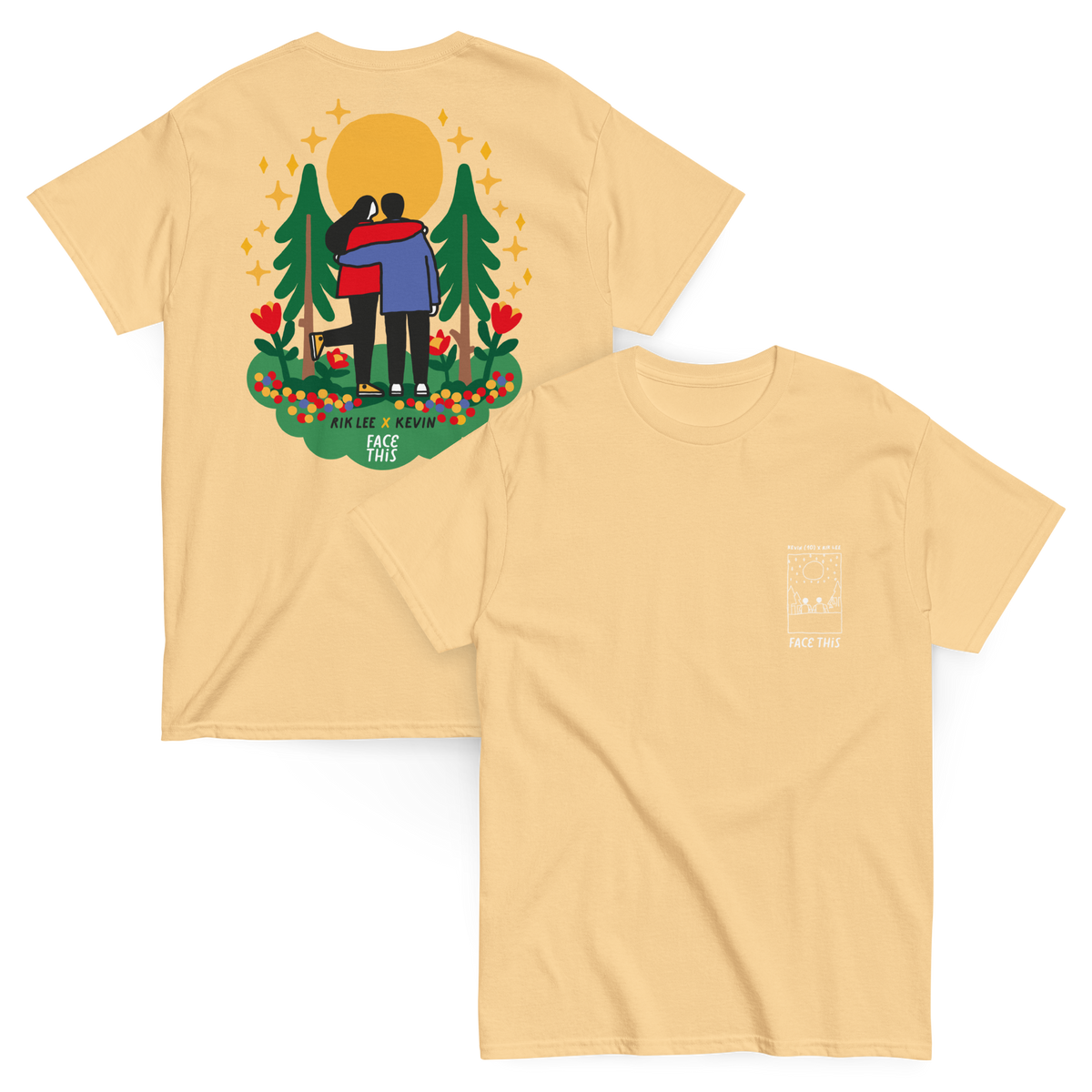 Rik Lee x Kevin (10) T-shirt [back] | Face This
