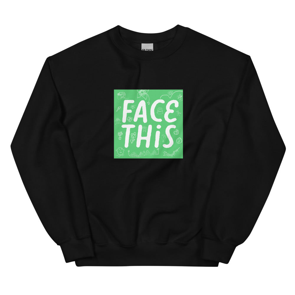 Face This Logo Sweater - Green