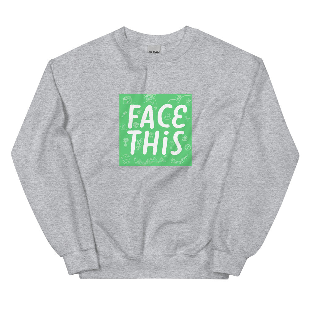 Face This Logo Sweater - Green