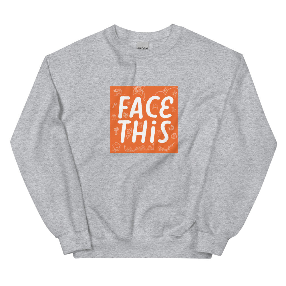 Face This Logo Sweater - Red