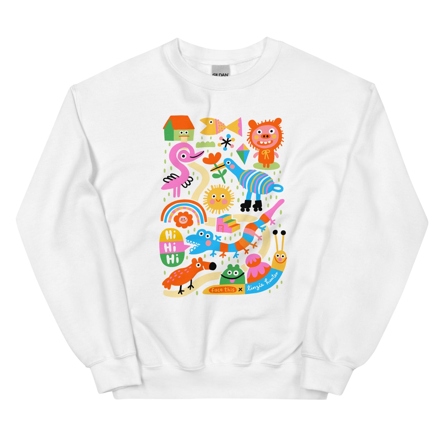 Linzie Hunter x Face This Sweater