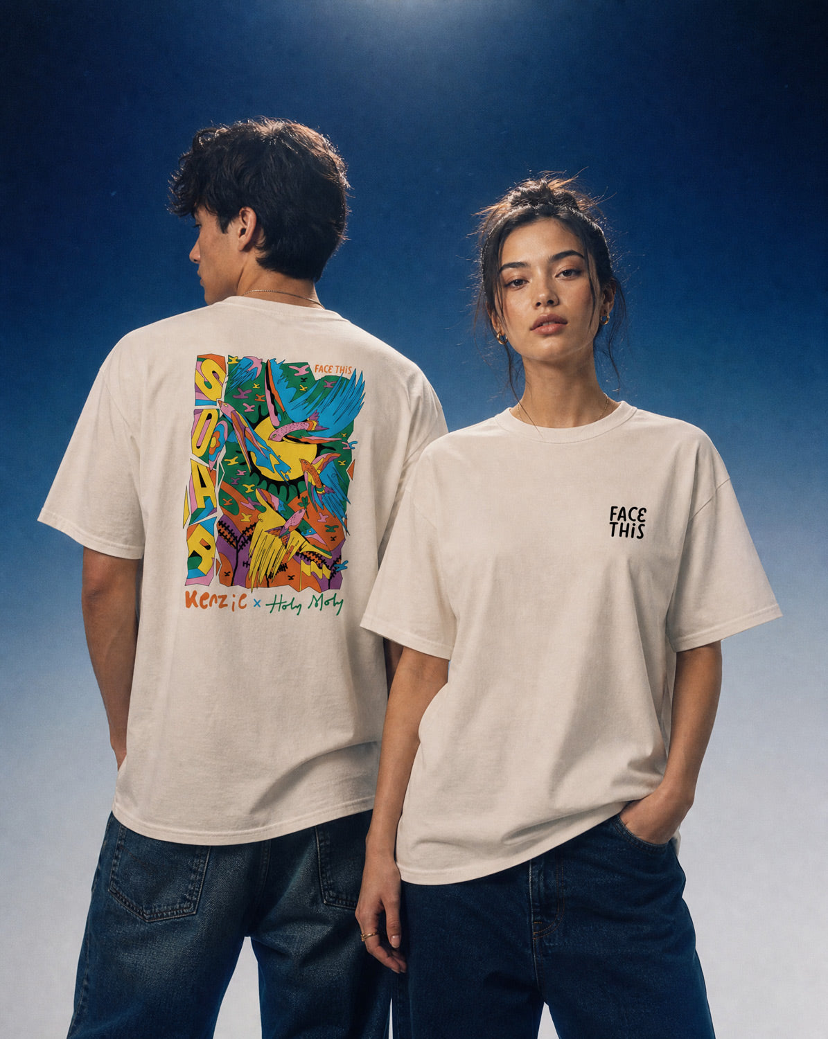 Holy Moly x Kenzie (9) T-shirt [back] | Face This