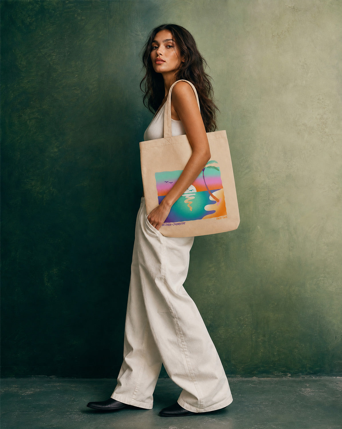 Jordan Kay x Desthan (11) Eco Tote Bag | Face This