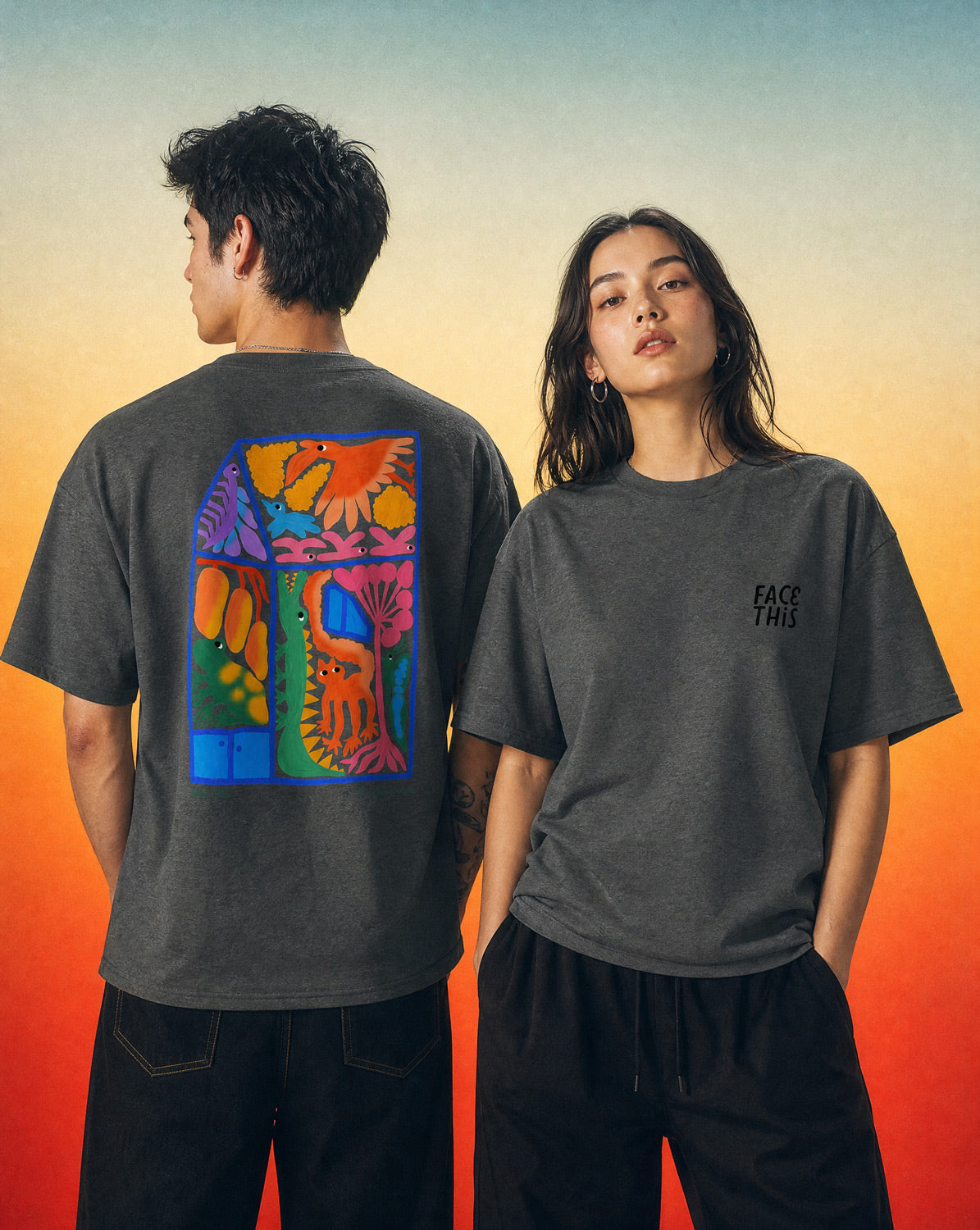 Liv Lee x Chelsia (11) T-shirt [back] | Face This