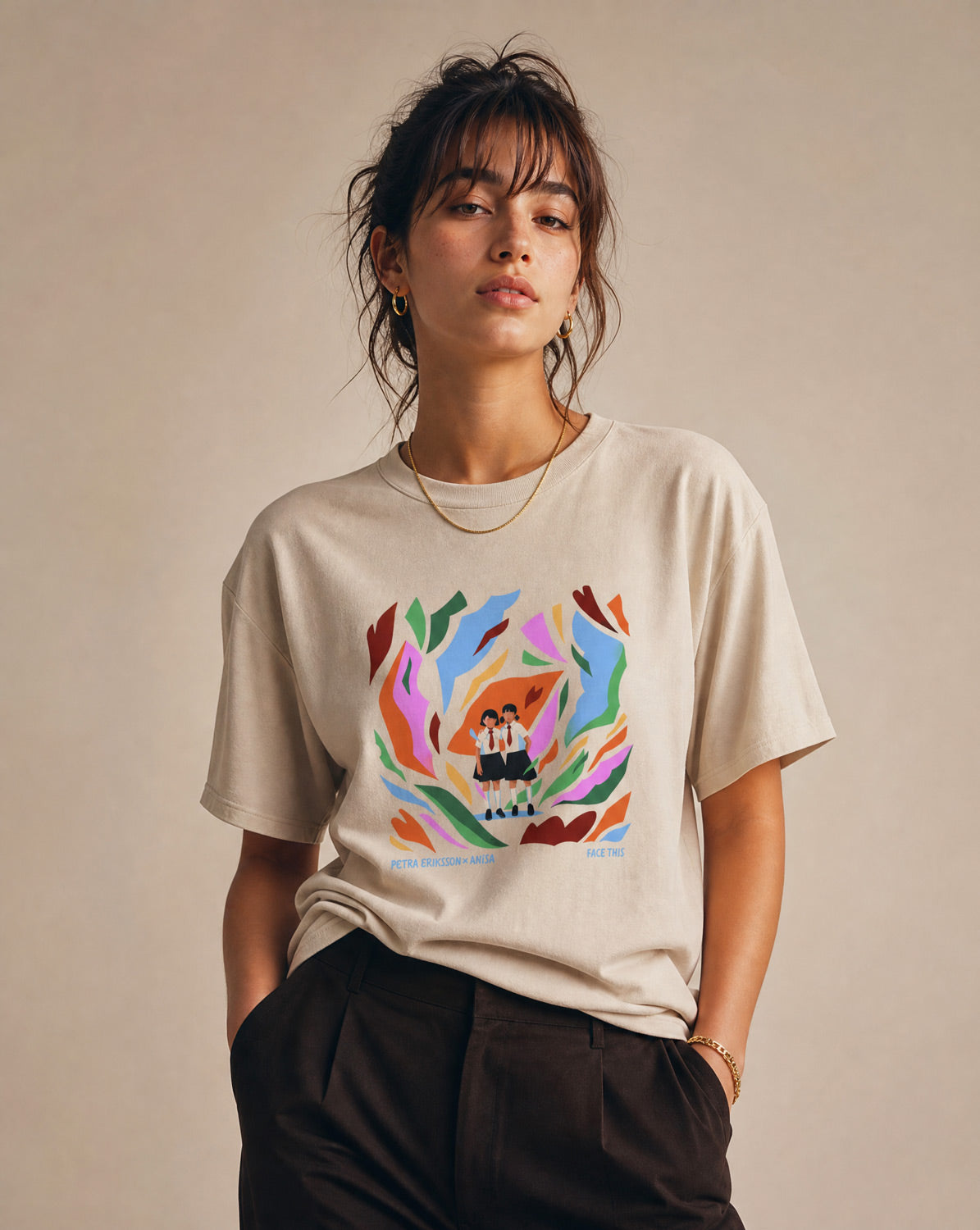 Petra Eriksson x Anisa (12) T-shirt | Face This