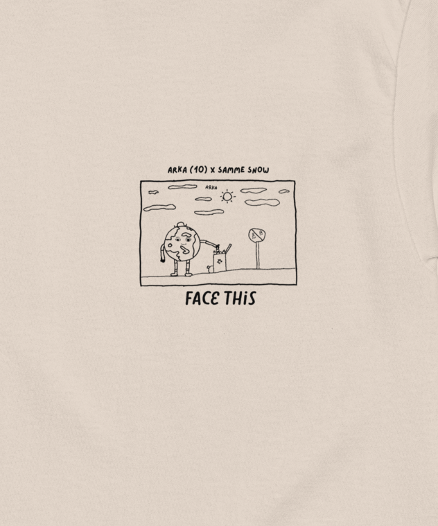 Samme Snow x Arka (11) T-shirt [back] | Face This